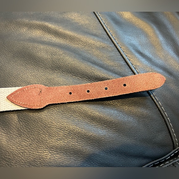 MEN'S LEATHER TAB
PATTERN RIBBON
BELT
MADE ON CAPE COD - Picture 6 of 7